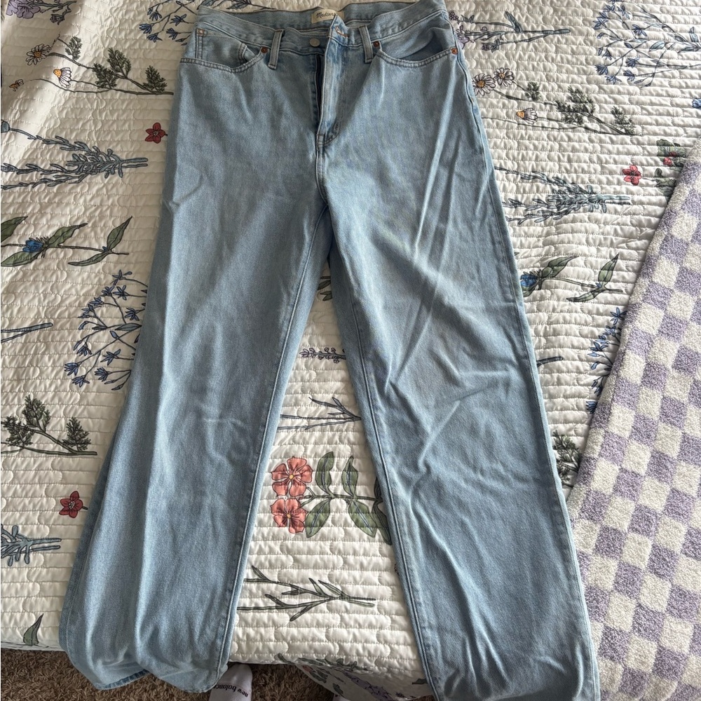 Madewell Light Blue Straight Leg Jeans